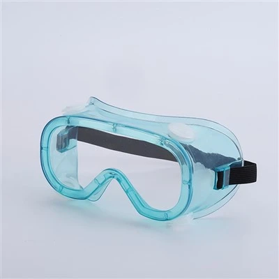 Indirect Vent Chemical Splash Resistant Clear PVC Ncej Safety Goggles Nrog Cov Cuab Yeej Cuab Yeej